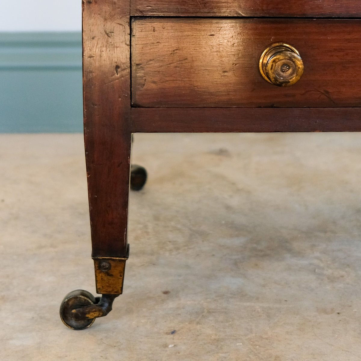 19TH CENTURY MAHOGANY CANTERBURY