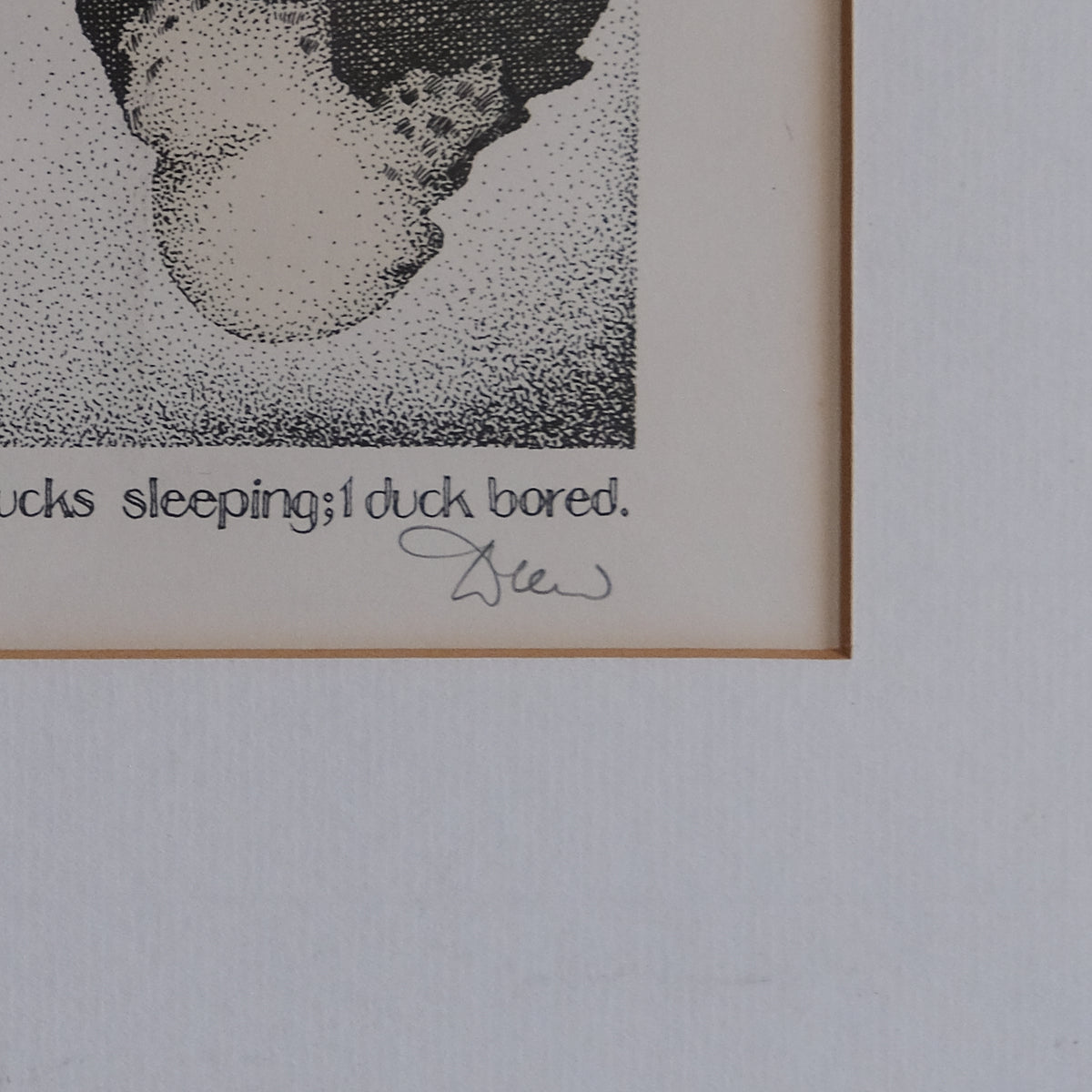 1 DUCK THINKING - HE'S IGNORED; 2 DUCKS SLEEPING; 1 DUCK BORED by SIMON DREW