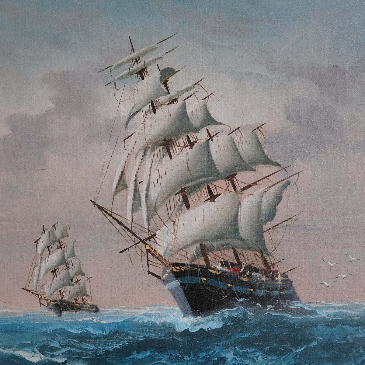 TALL SHIPS IN FULL SAIL