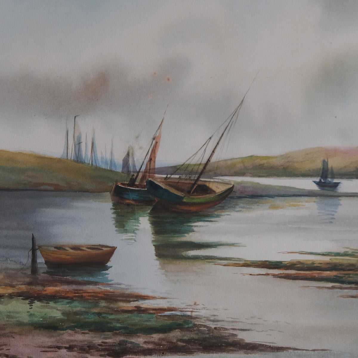 LANDSCAPE OF A RIVER ESTUARY
