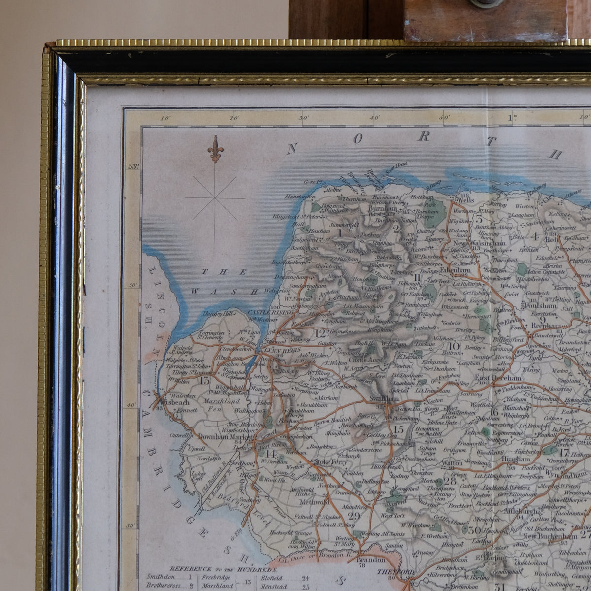 MAP OF NORFOLK BY GRAY & SON