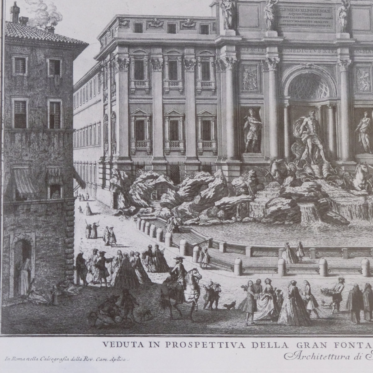 Veduta in Prospettiva della Gran Fontana dell’Acqua Vergine detta di Trevi