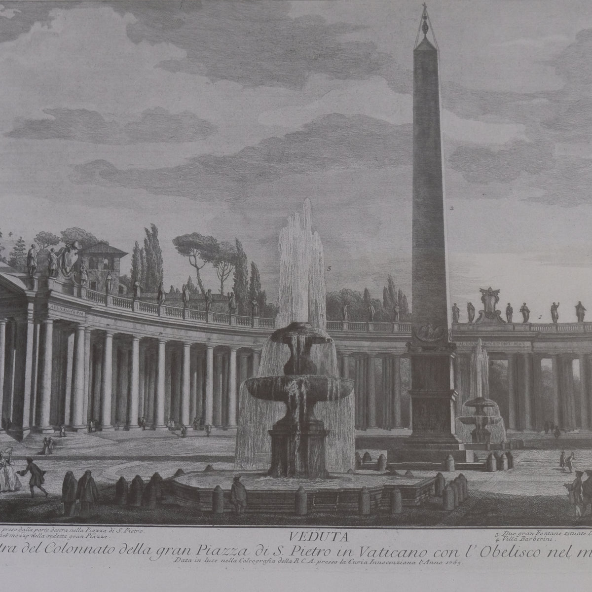 Veduta della Piazza di San Pietro, Vaticano