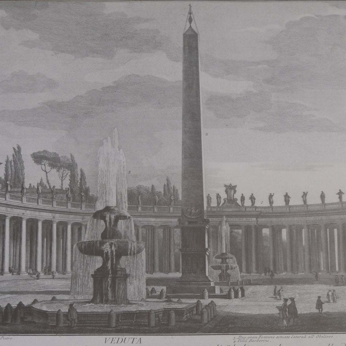 Veduta della Piazza di San Pietro, Vaticano