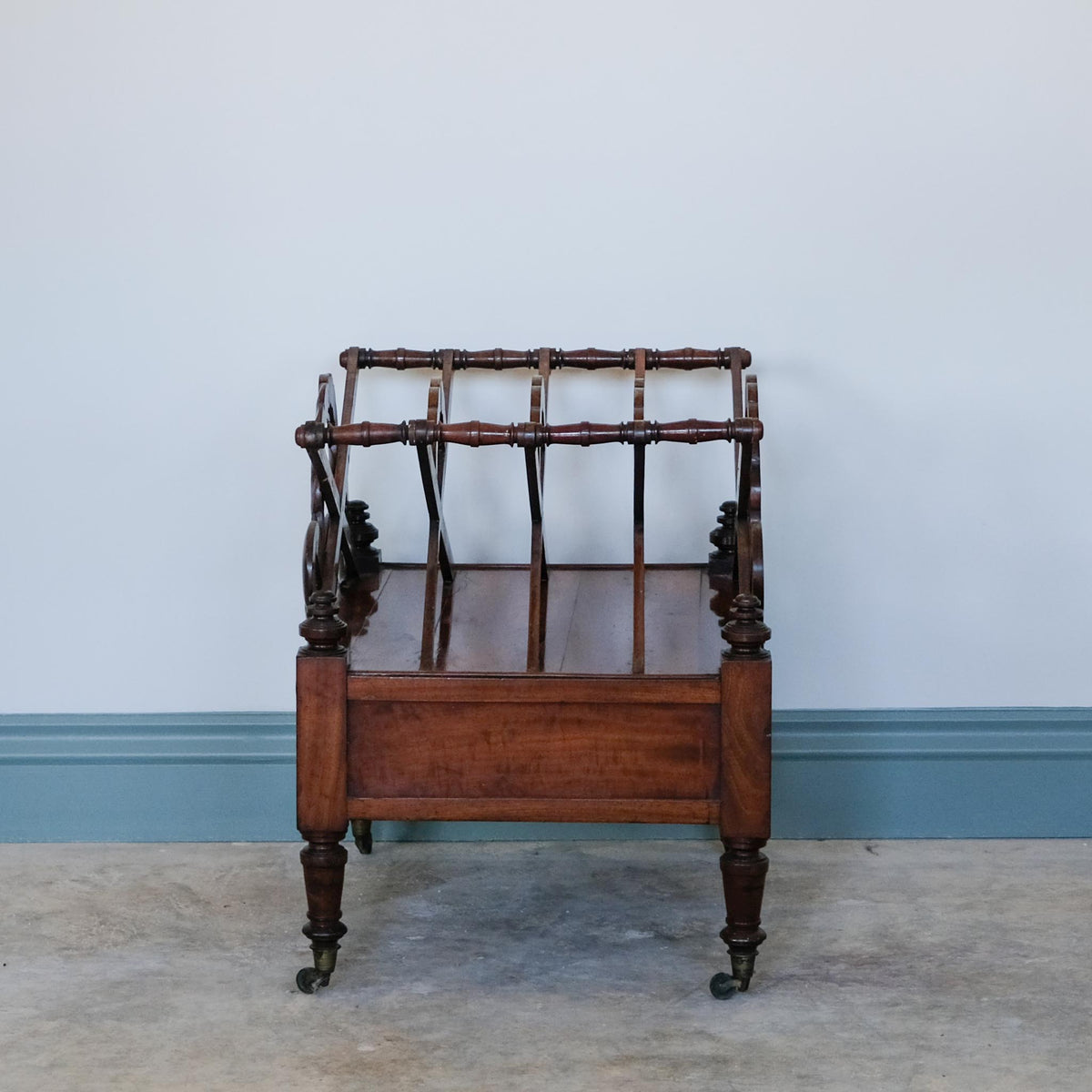 GEORGIAN MAHOGANY CANTERBURY