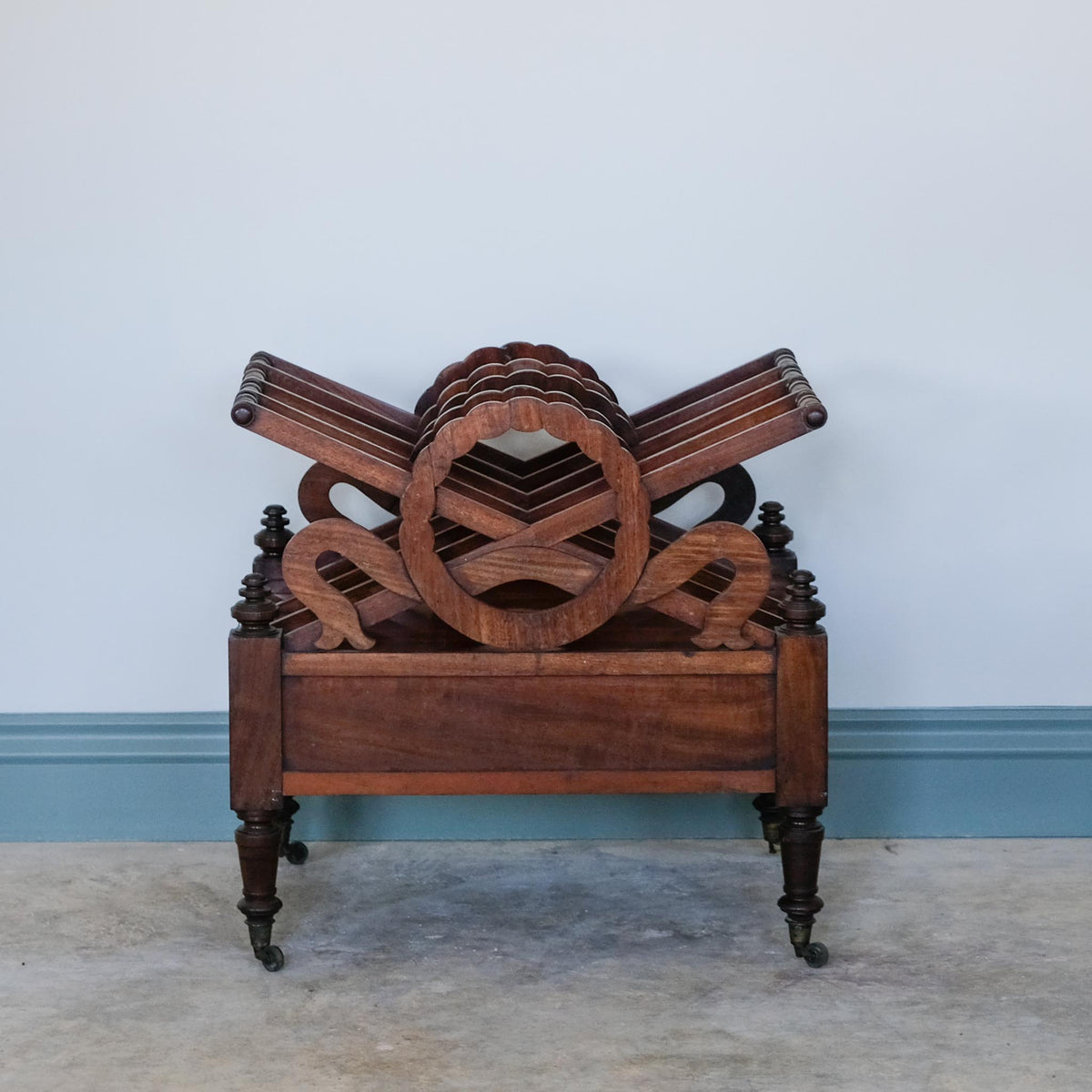 GEORGIAN MAHOGANY CANTERBURY