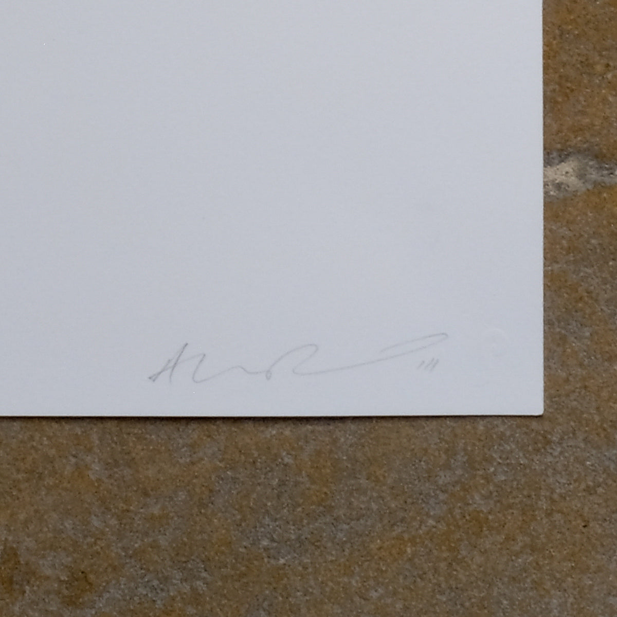 Signature on Adam Bridgland Vintage Print - I've Been Sorry For A While. By Summerfield & Scott 