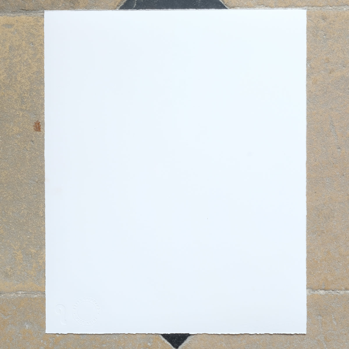 Back of Charming Baker Vintage Giclee Print - ONE DAY OUR PAST WILL BE ALL THERE IS TO LOOK FORWARD TO - Signed in Pencil. Summerfield & Scott