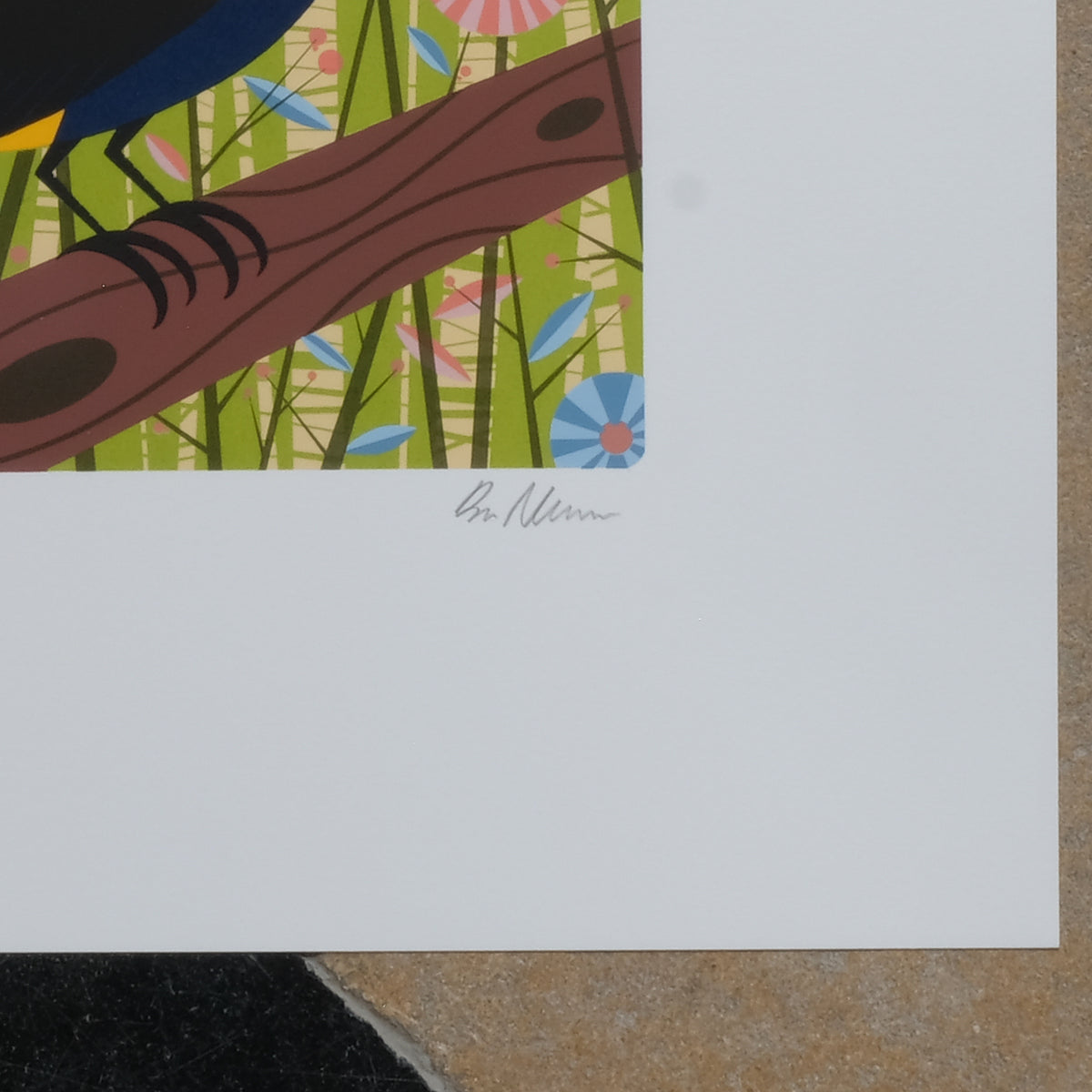 Signature on BEN NEWMAN - BISHOPS O'O Vintage Print, Signed in Pencil - Summerfield & Scott