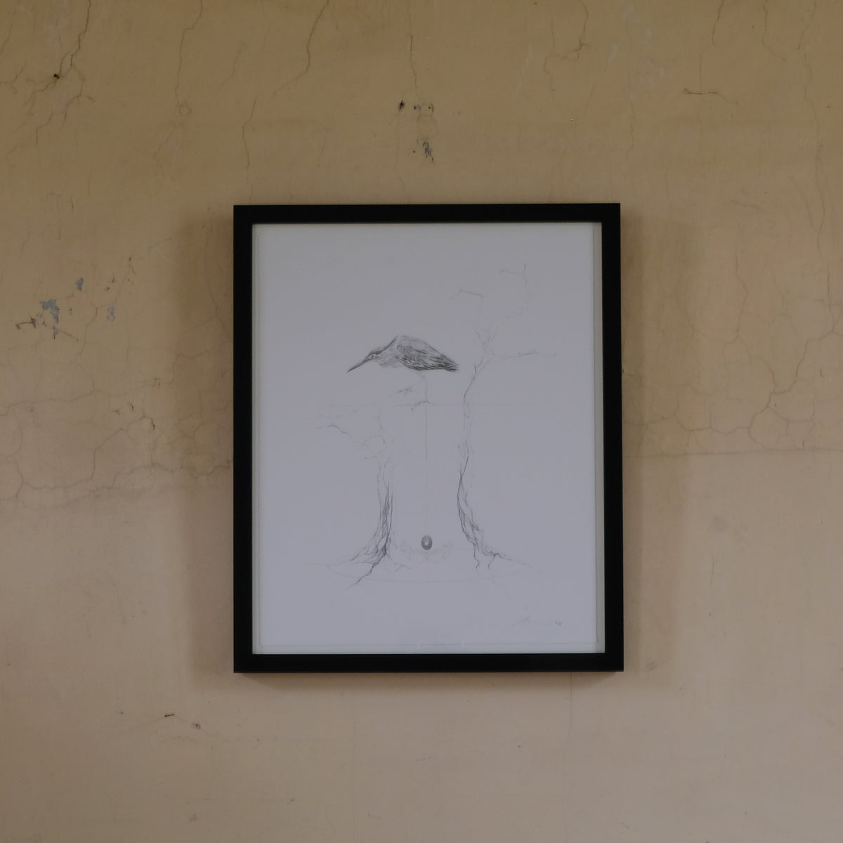 Jessica Albarn Limited Edition Vintage Print - THE REUNION NIGHT HERON. Summerfield & Scott