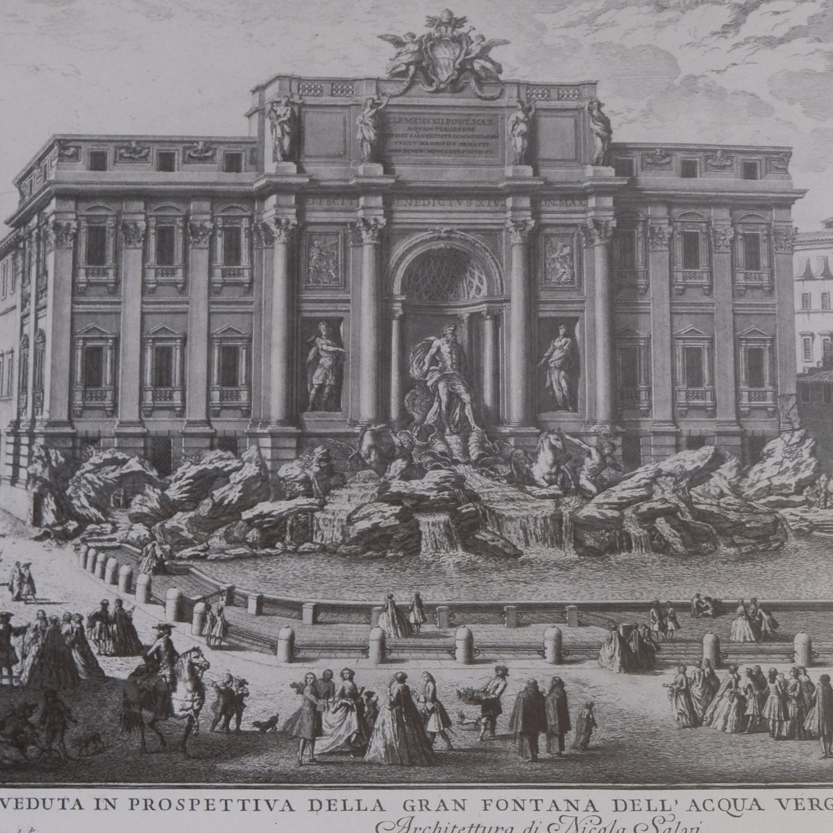 Veduta in Prospettiva della Gran Fontana dell’Acqua Vergine detta di Trevi