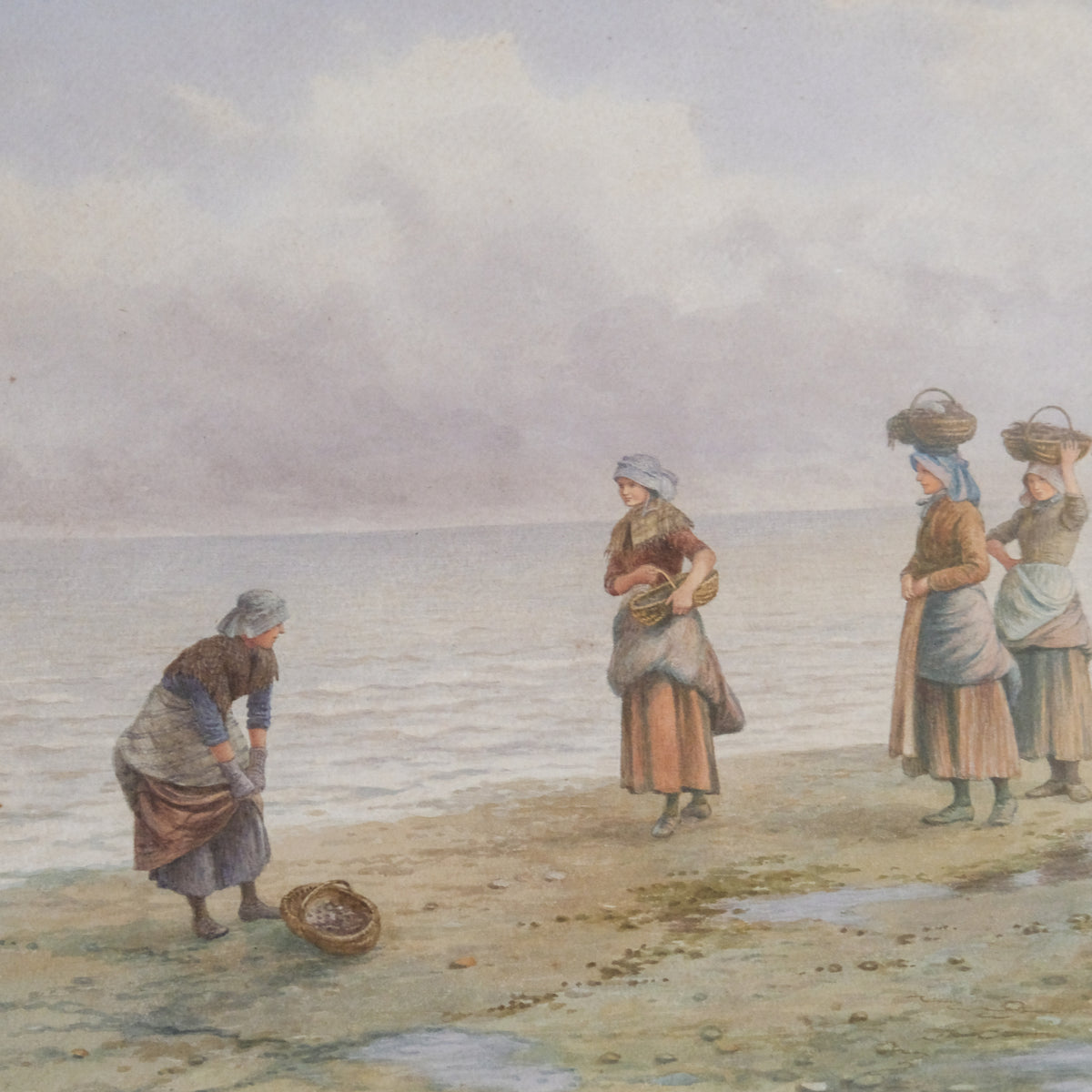 FISH WIVES by Kate E. Booth (1850–1898)