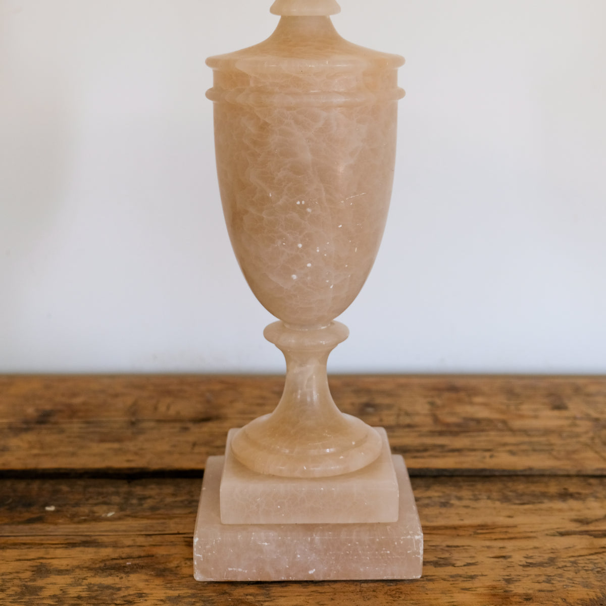 Stone Urn Shaped Table Lamp