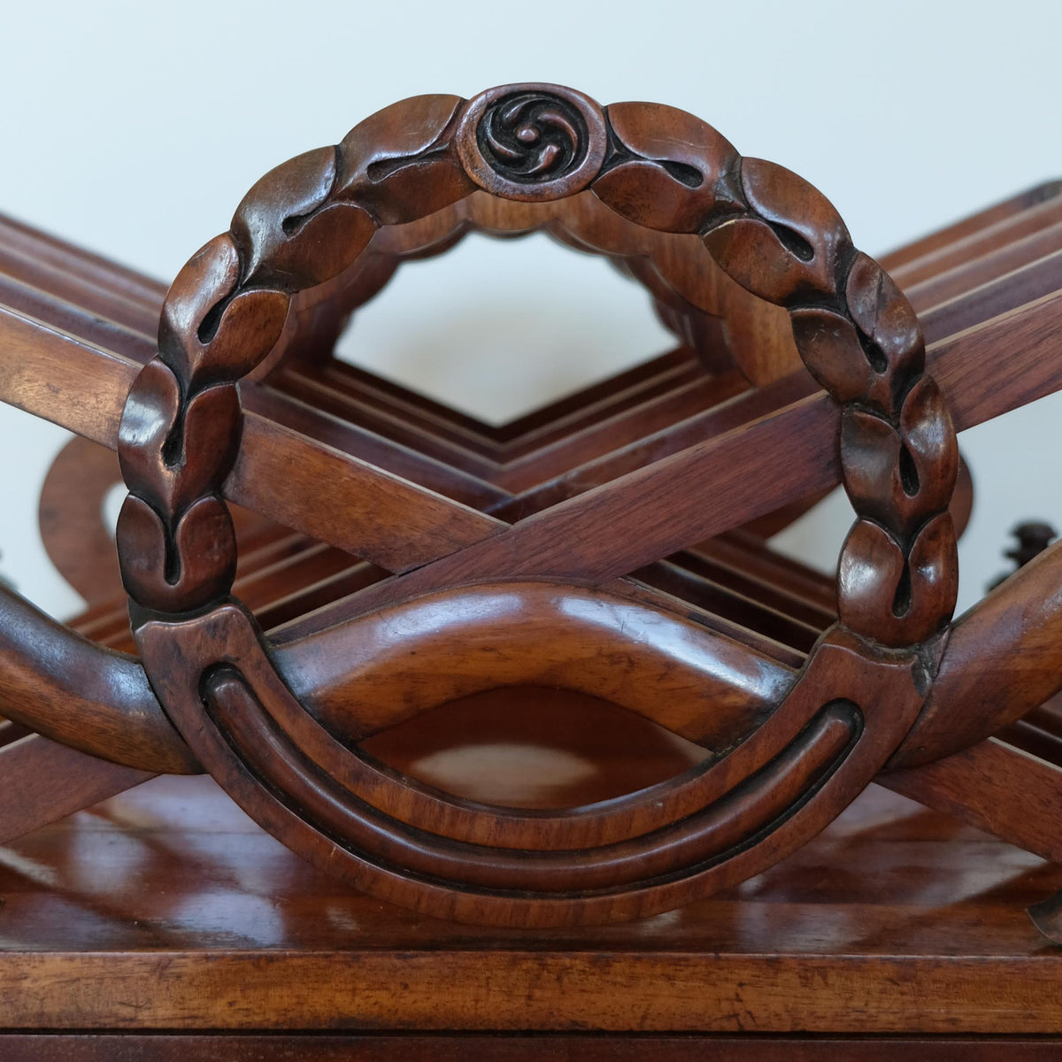 GEORGIAN MAHOGANY CANTERBURY