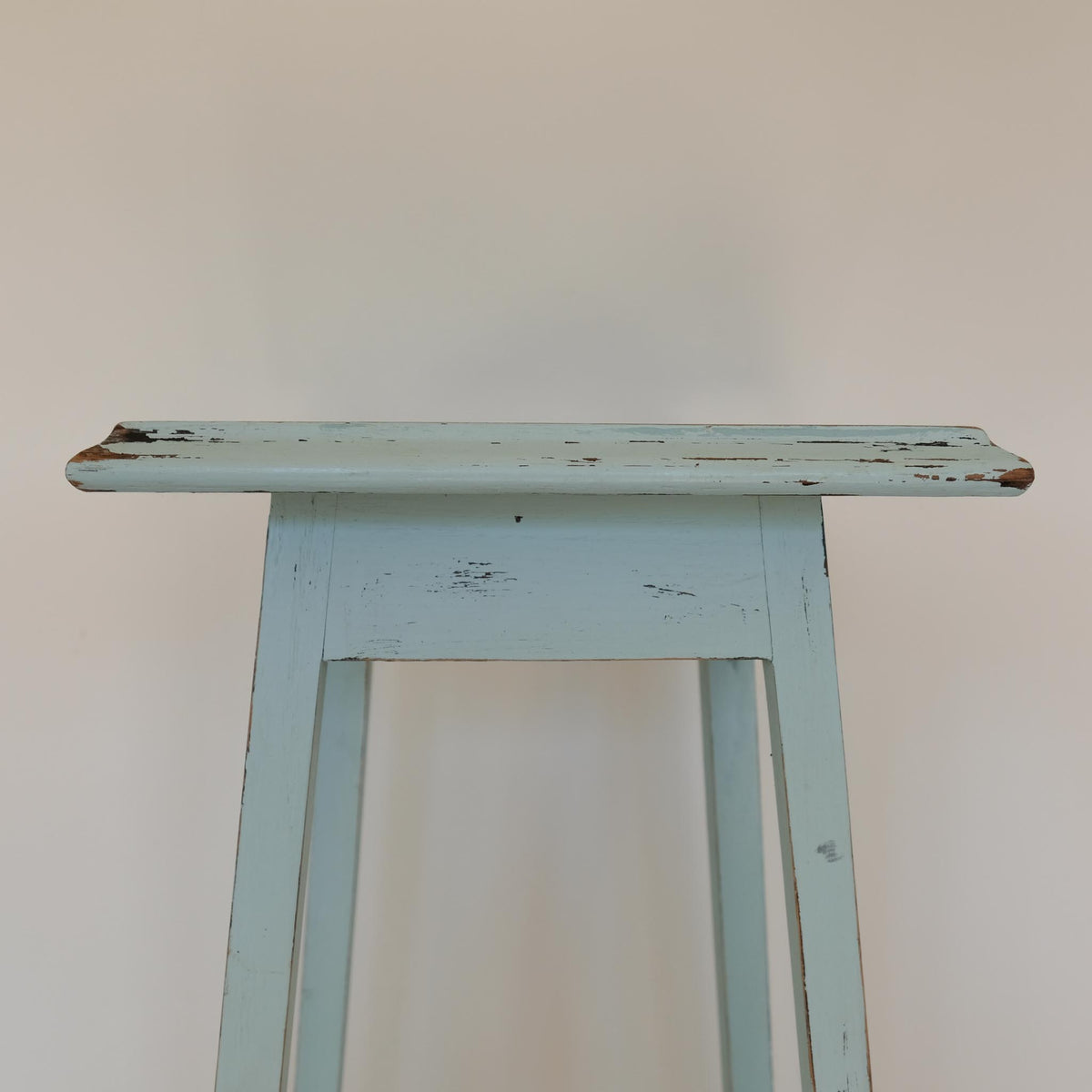 BLUE PAINTED JARDINIERE